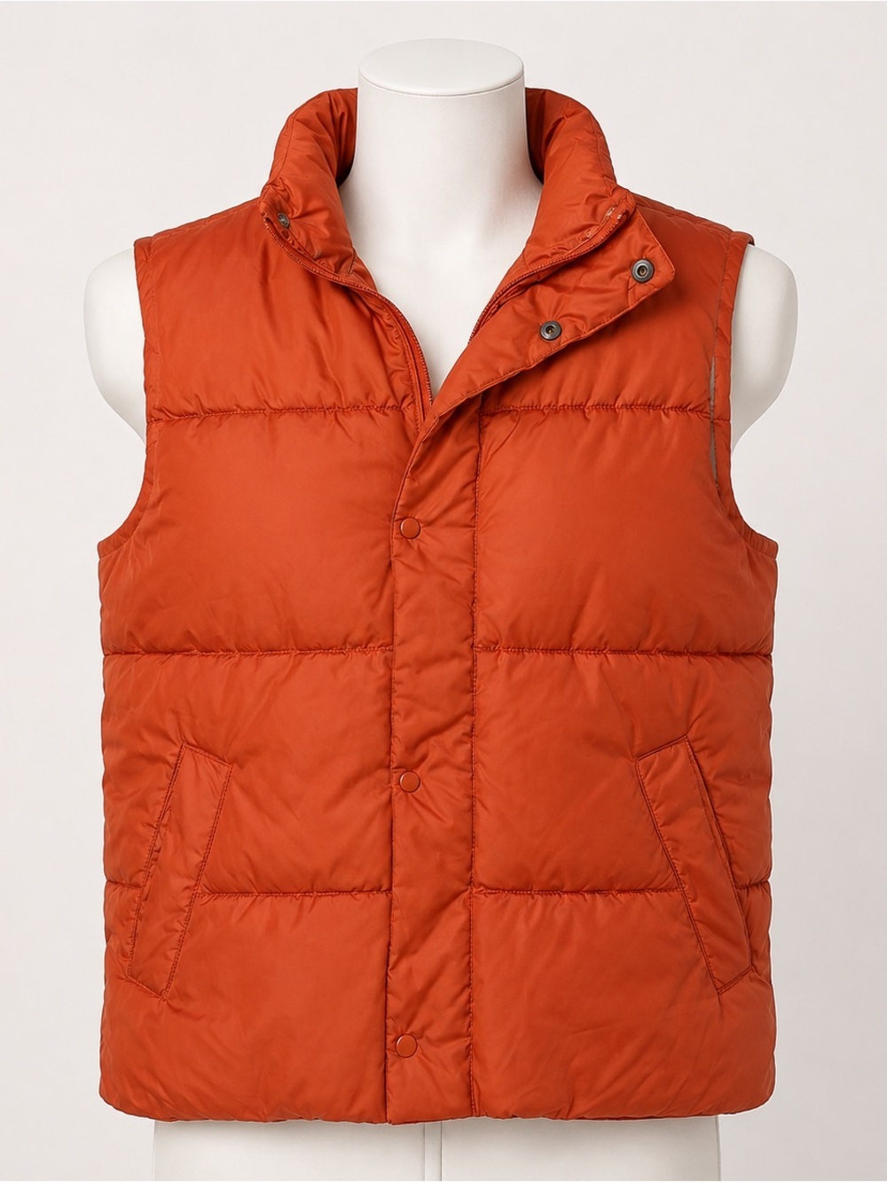 Old Navy Orange Puffer Vest